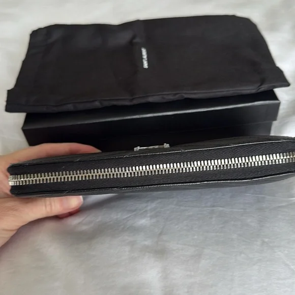 Yves Saint Laurent Long Zip Wallet - Picture 8 of 14